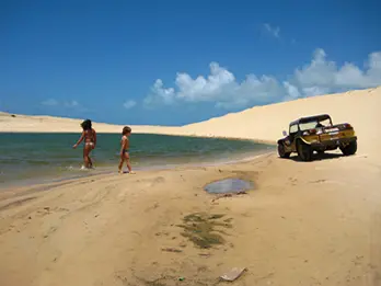 Lagoas da região de Genipabu